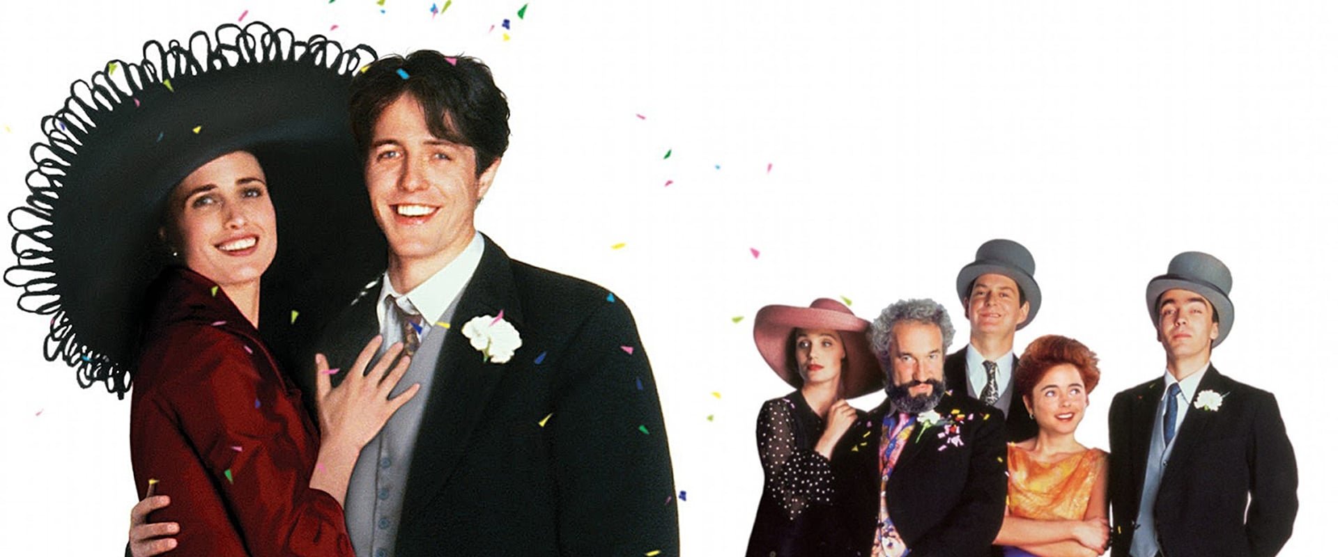 Four Weddings and a Funeral backdrop