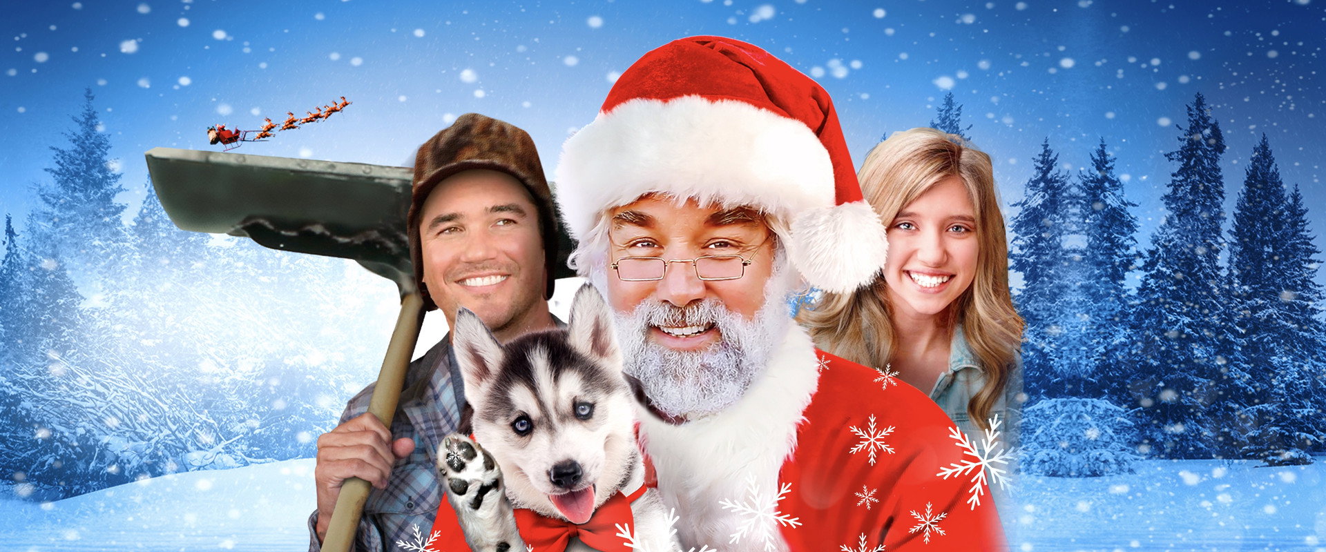 A Dog for Christmas backdrop