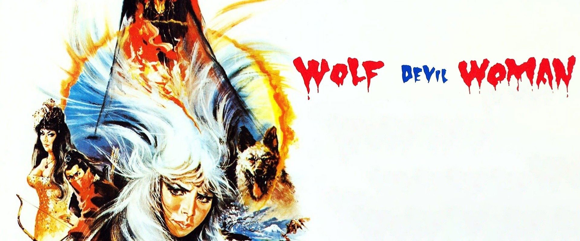 Wolf Devil Woman backdrop
