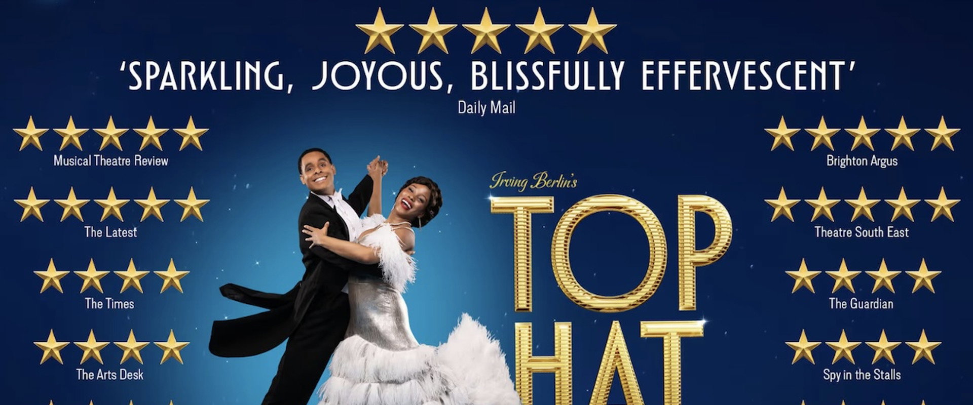 Irving Berlin's Top Hat backdrop