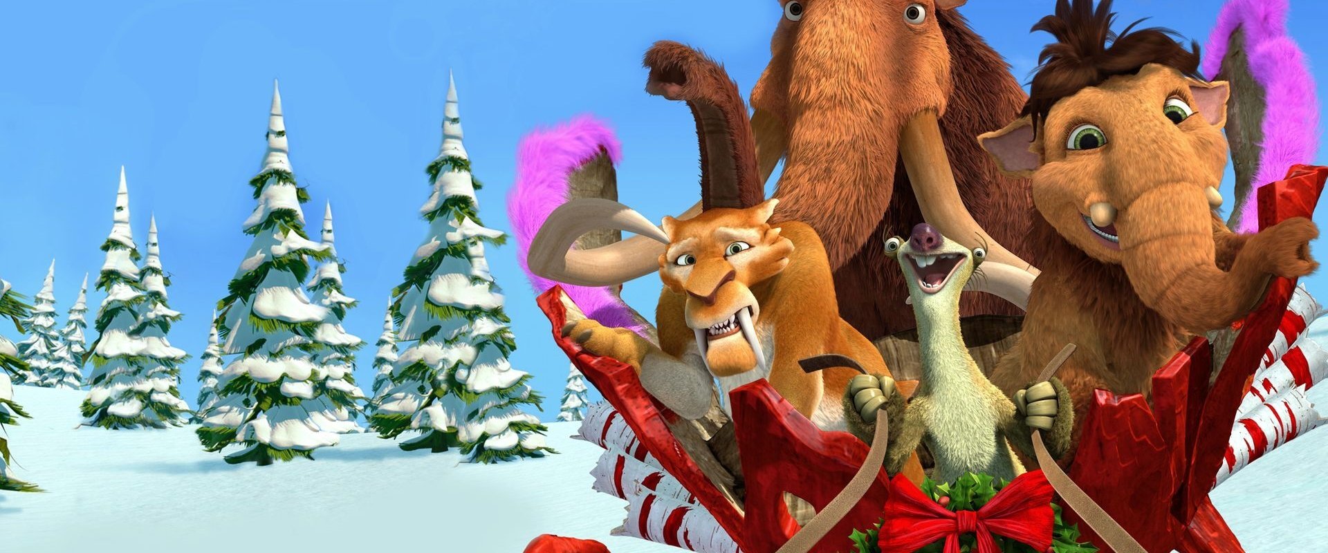 Ice Age: A Mammoth Christmas backdrop