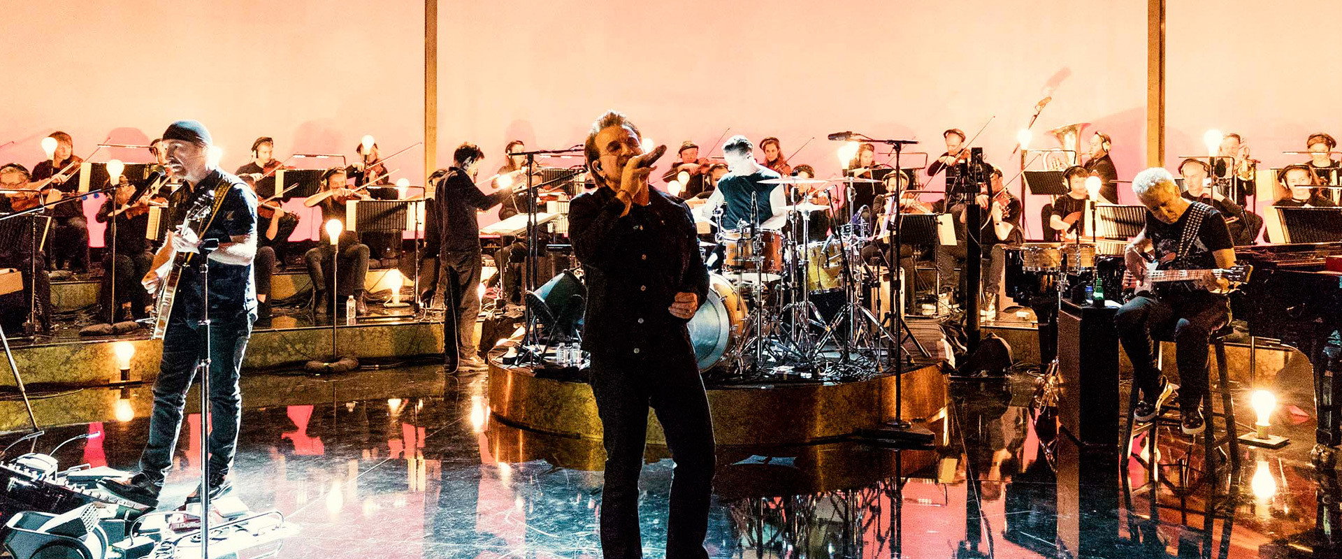 U2 at The BBC backdrop