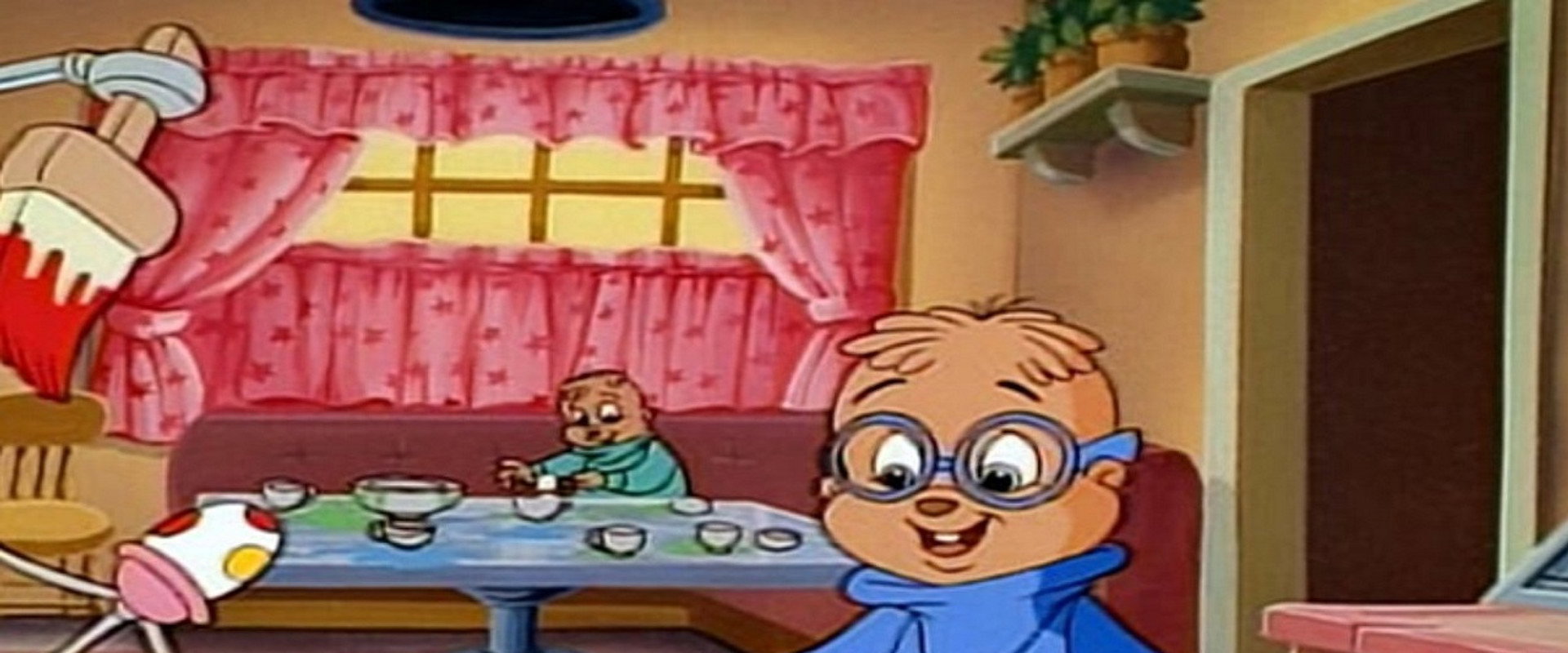 Alvin and the Chipmunks: The Easter Chipmunk backdrop