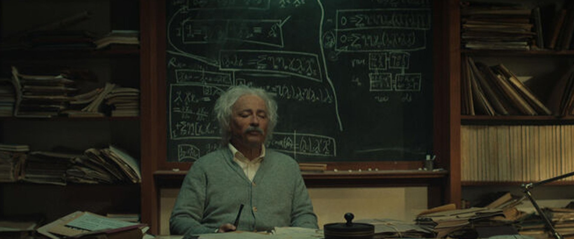 Einstein and the Bomb backdrop