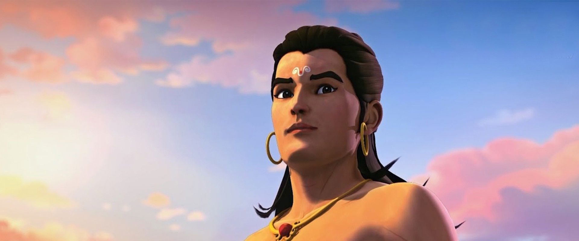 The Story of Mahajanaka backdrop