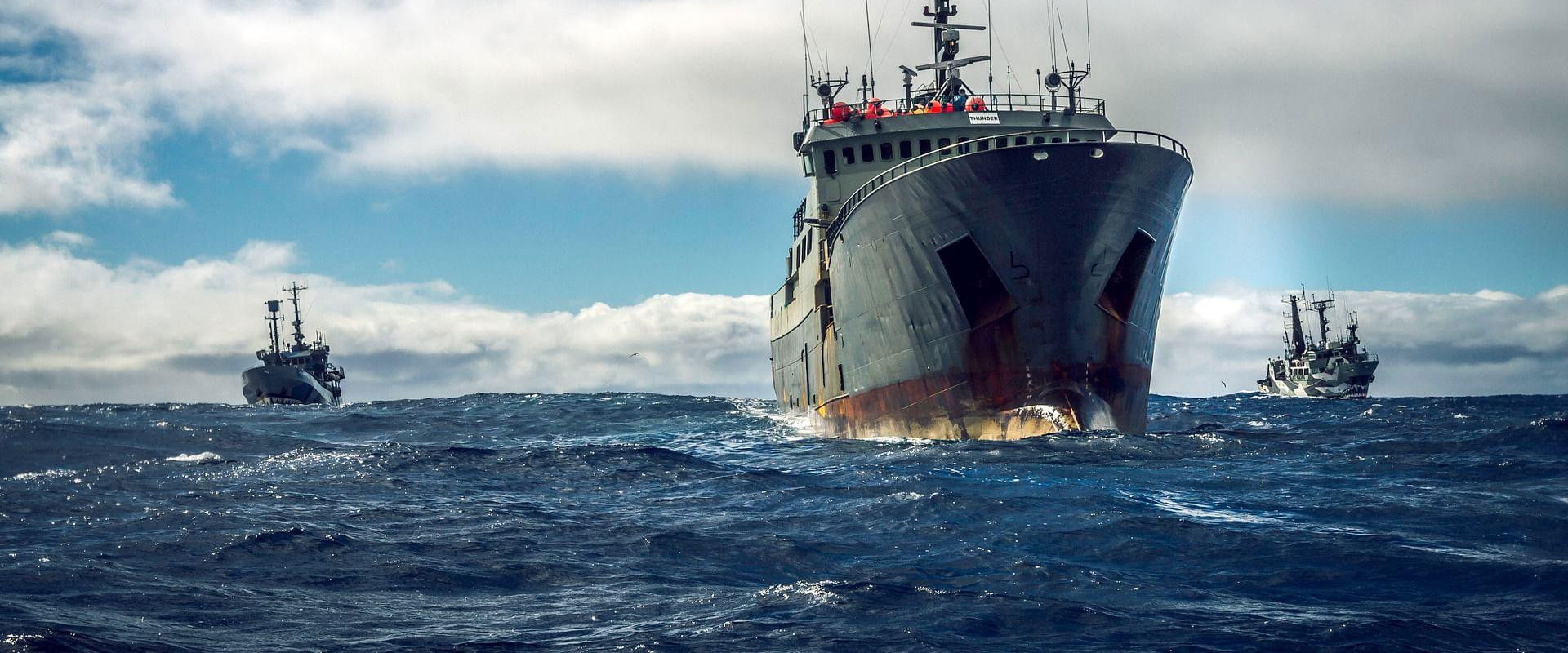 Ocean Warriors - Chasing the Thunder backdrop