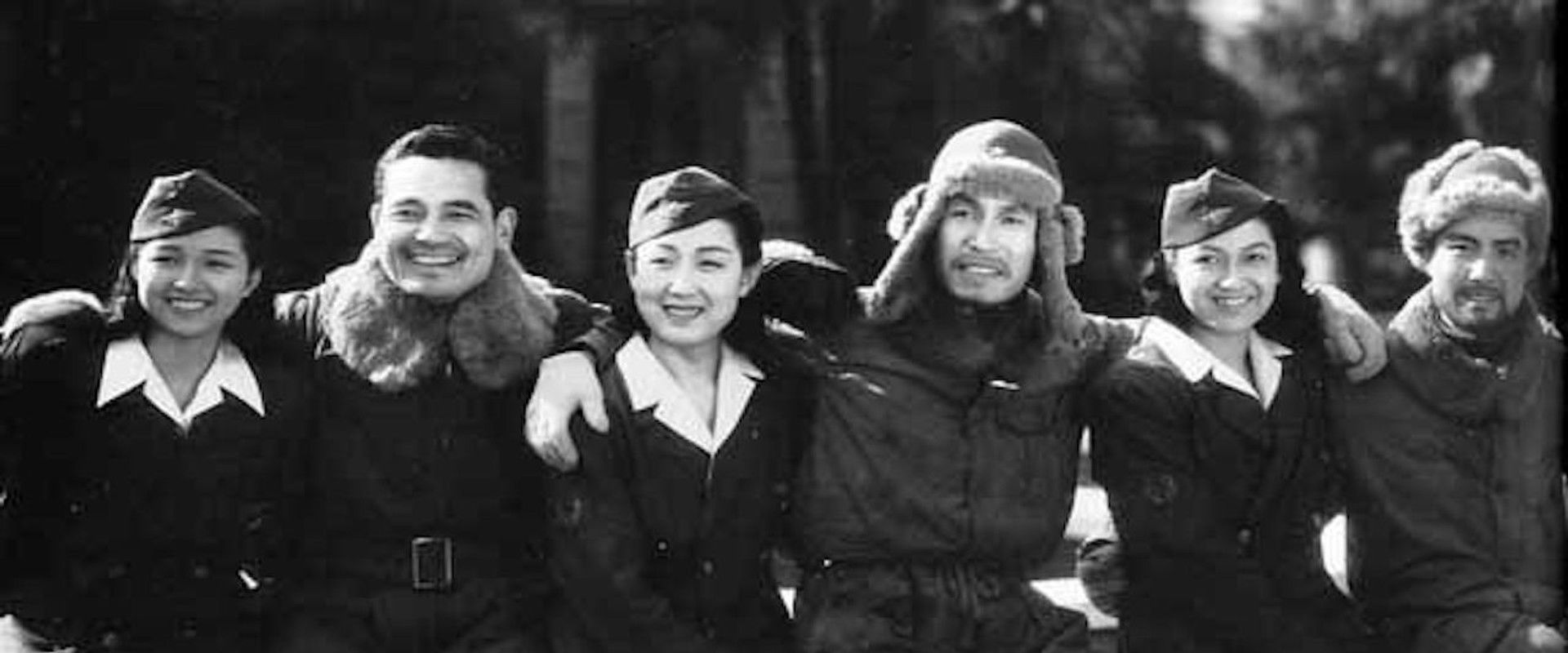 Three Women of the North backdrop