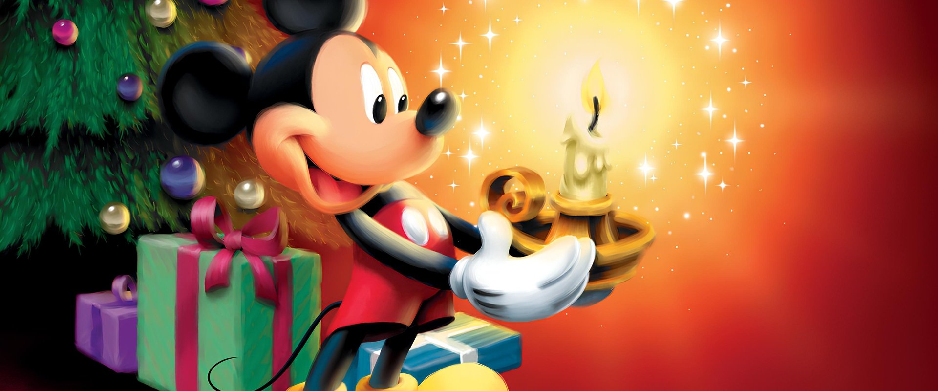 Mickey's Once Upon a Christmas backdrop
