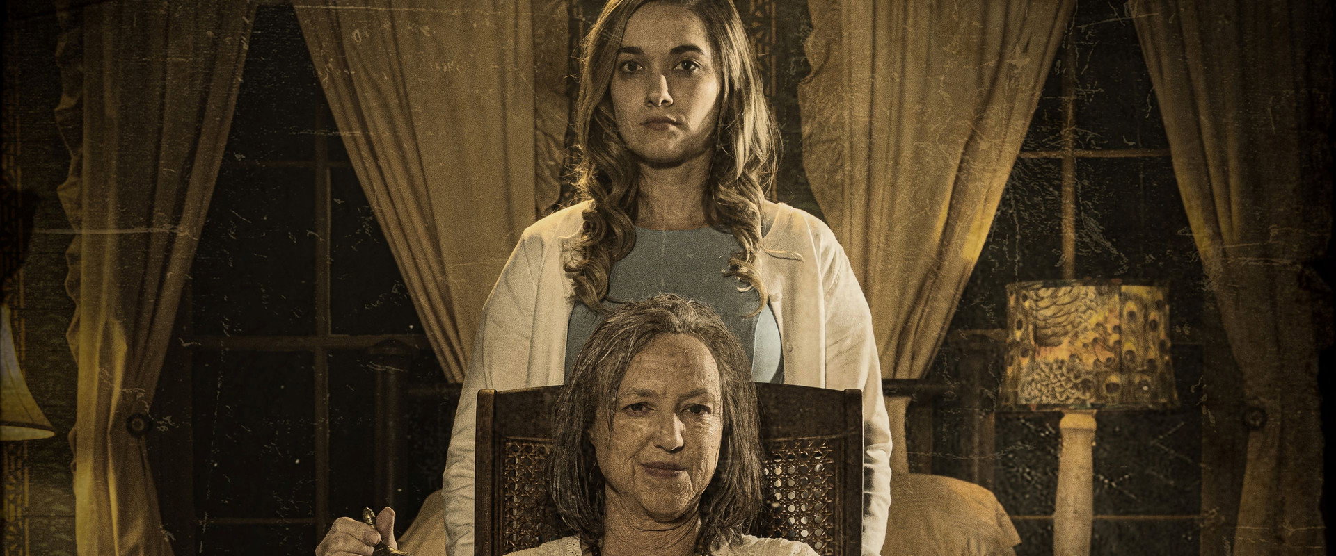 Aged backdrop