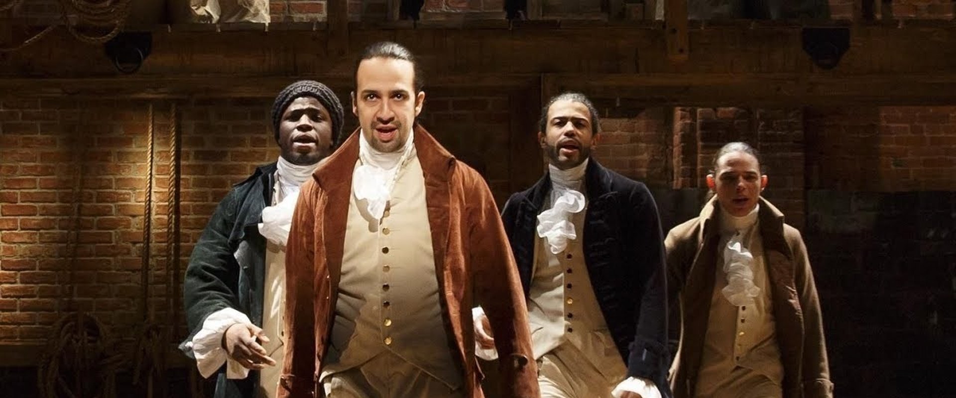 Hamilton: One Shot to Broadway backdrop