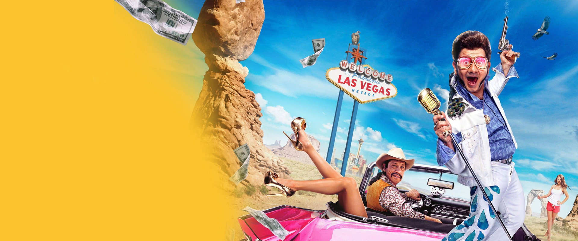 Ticket to Vegas backdrop