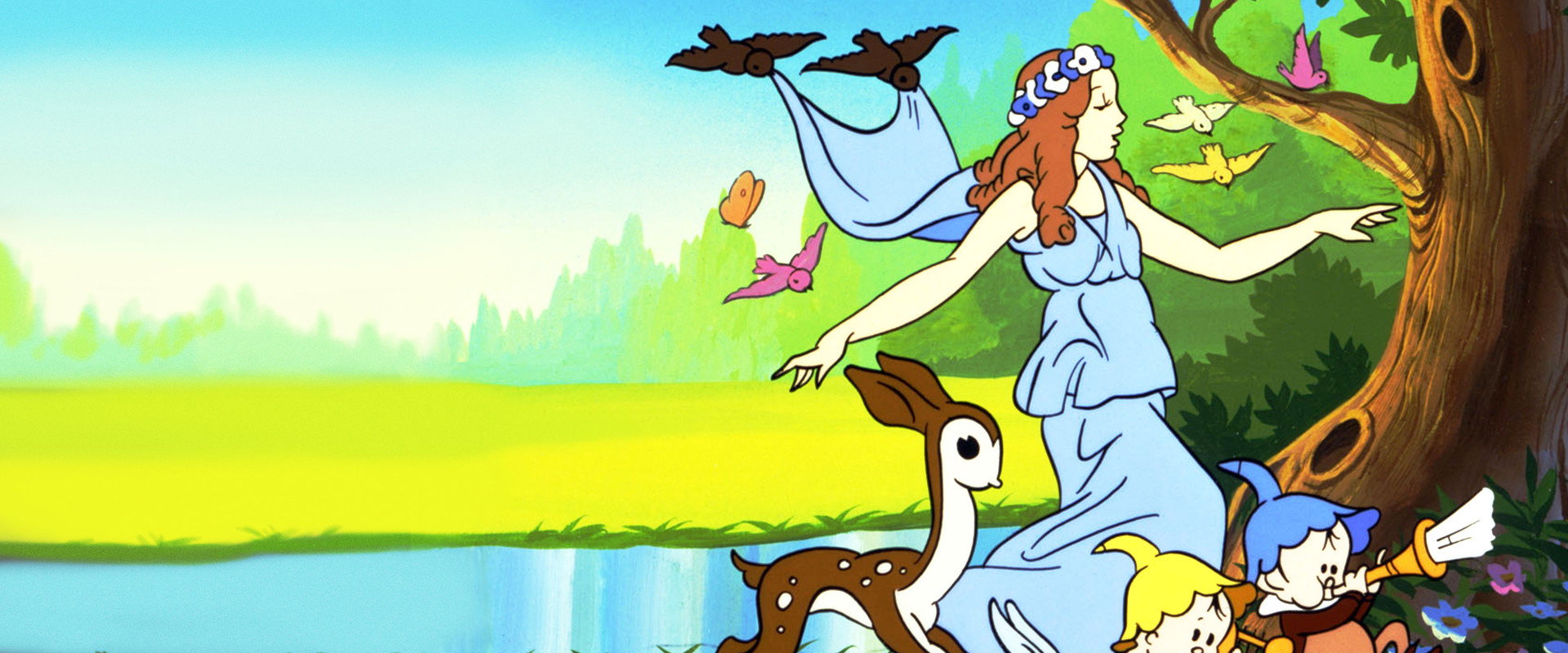 The Goddess of Spring backdrop