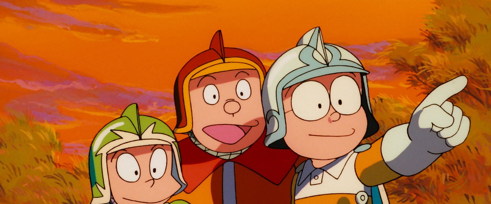 Doraemon: Nobita's Three Visionary Swordsmen backdrop