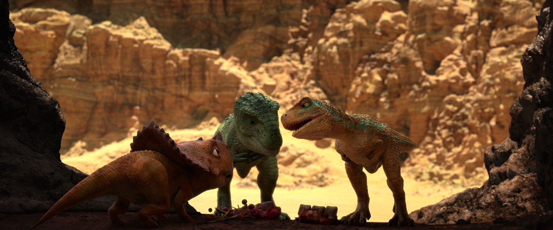 Dino King: Journey to Fire Mountain backdrop