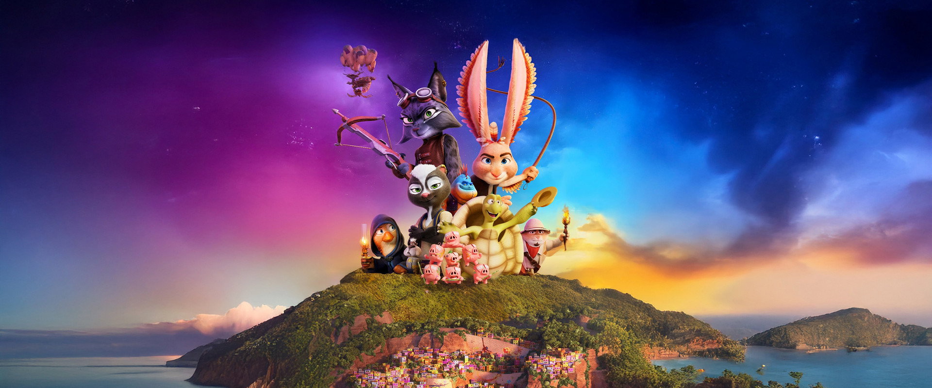 Chickenhare and the Secret of the Groundhog backdrop