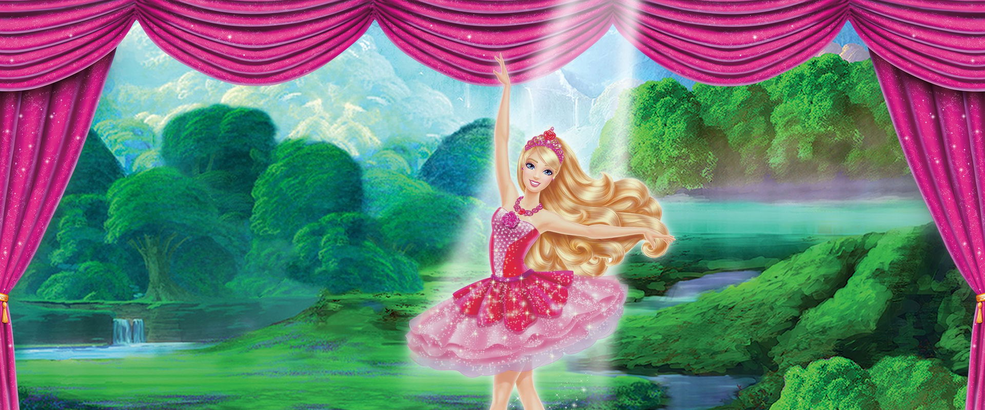 Barbie in the Pink Shoes backdrop