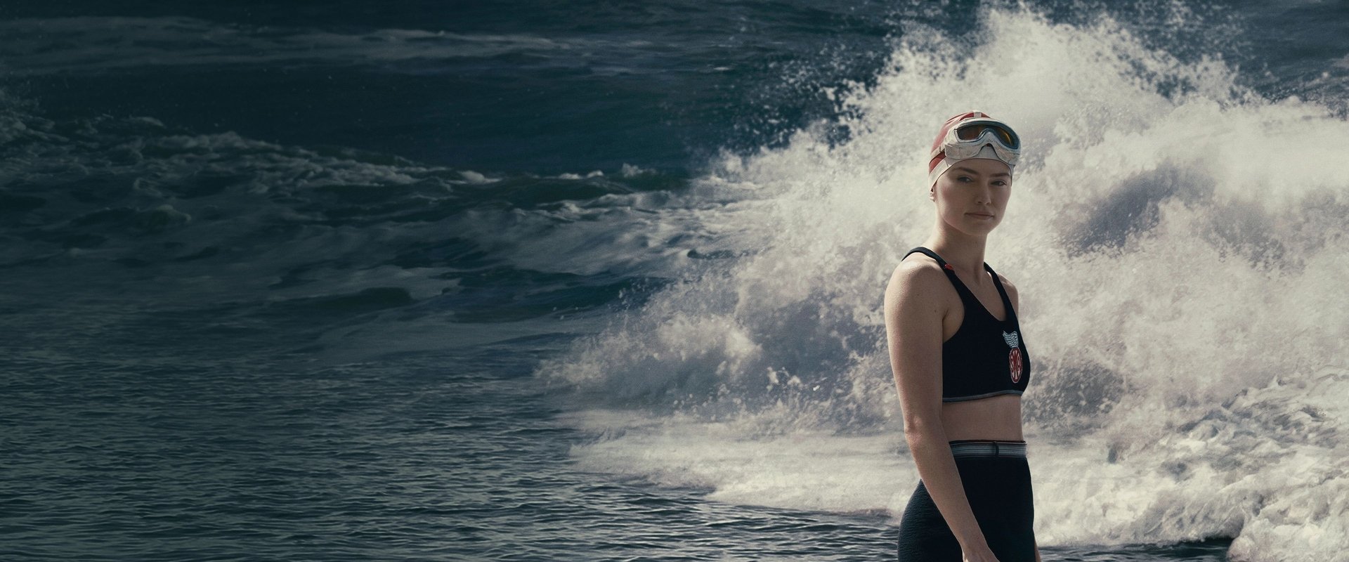 Young Woman and the Sea backdrop