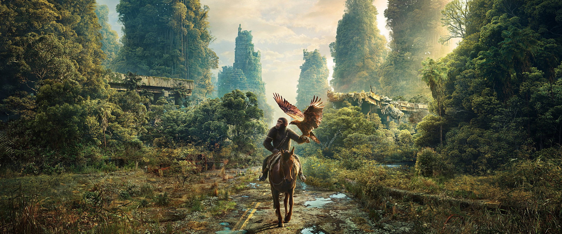 Kingdom of the Planet of the Apes backdrop