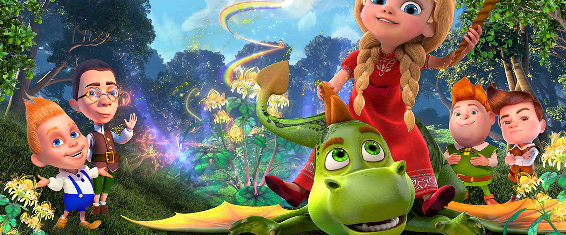 The Princess and the Dragon backdrop