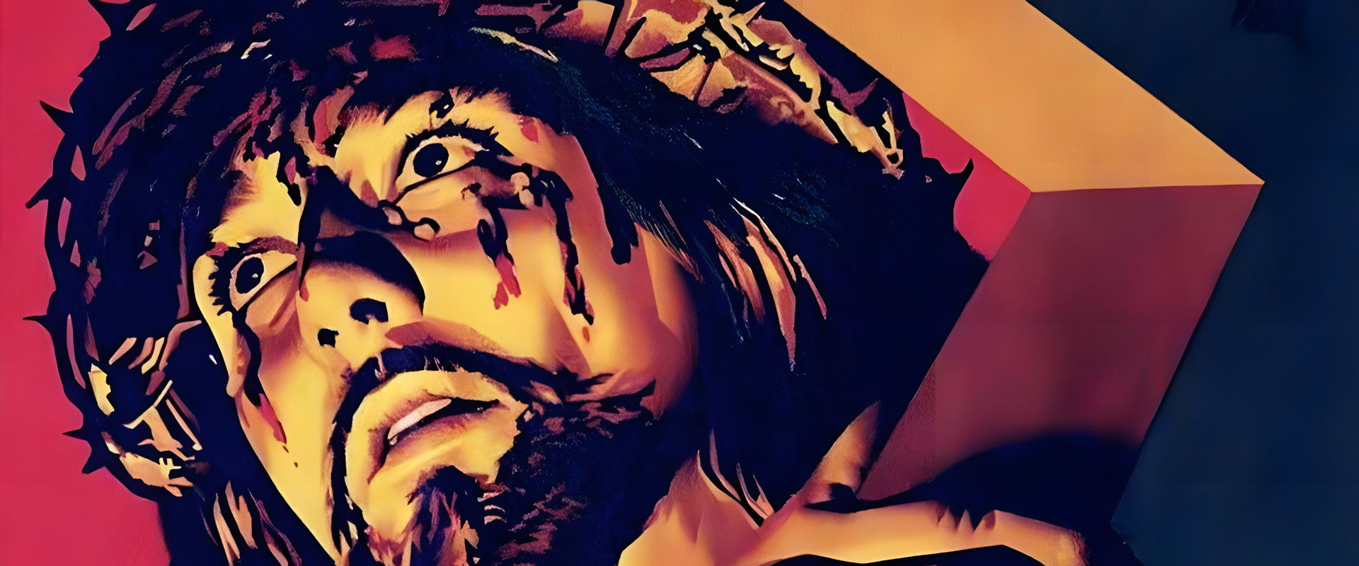 The Martyr of Calvary backdrop