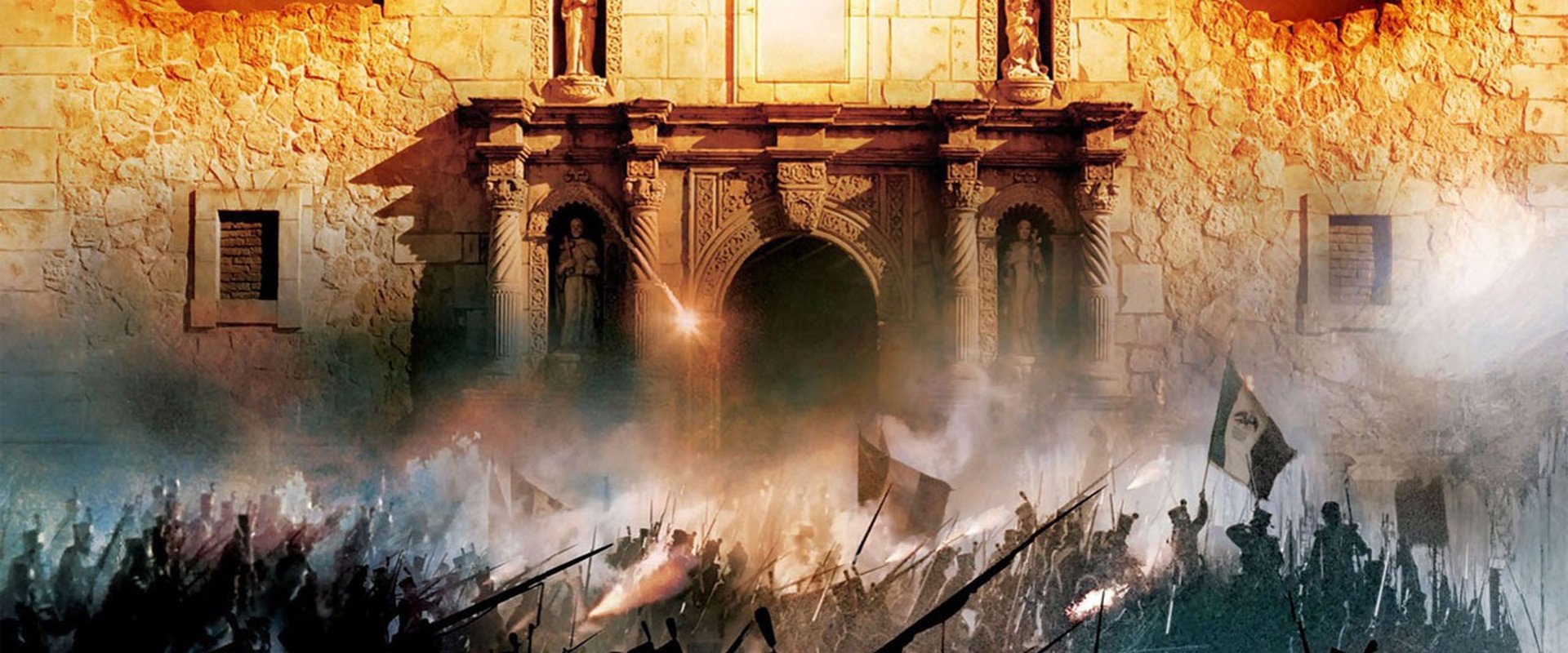 The Alamo backdrop