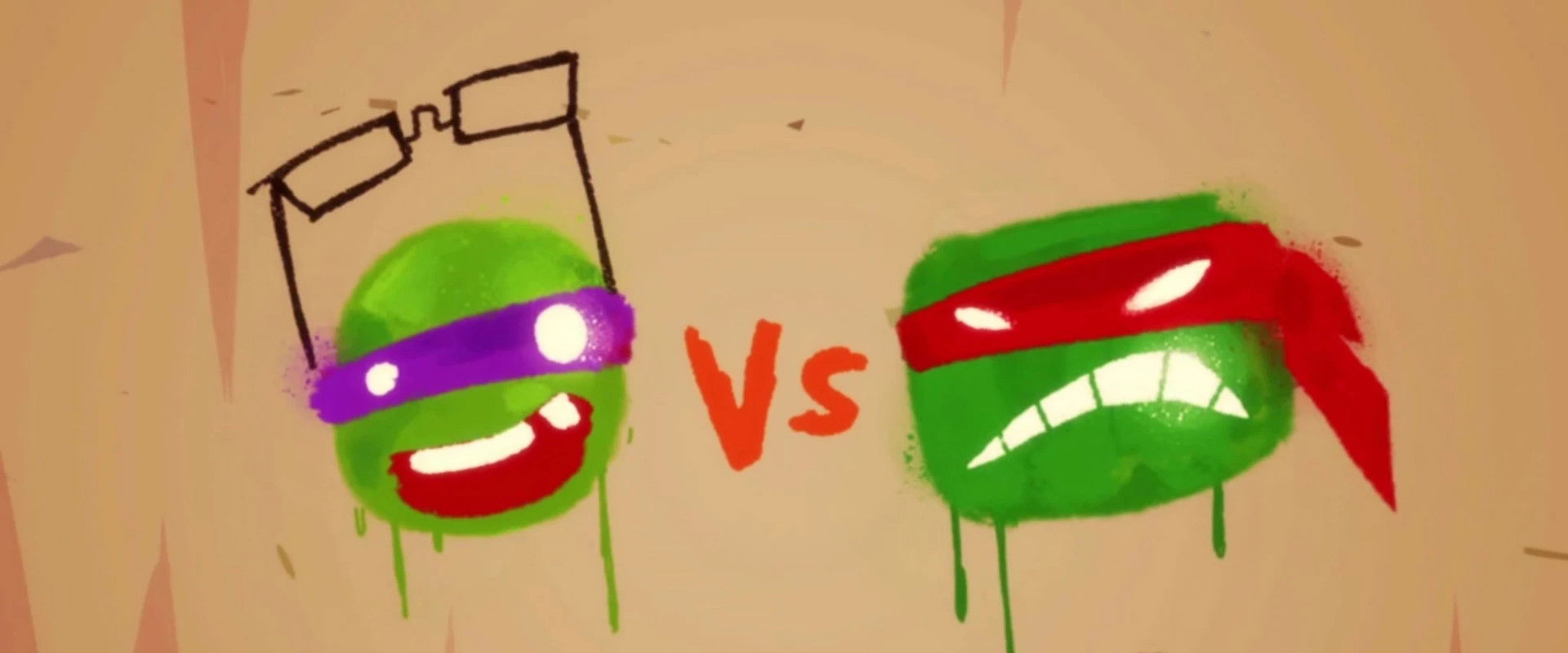 Don vs. Raph backdrop