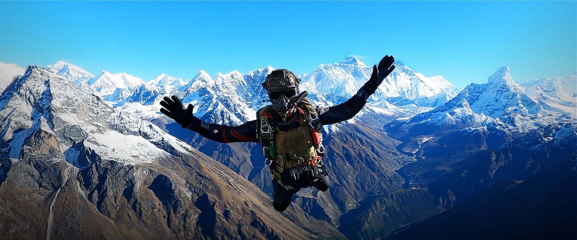 Drop Zone Everest backdrop