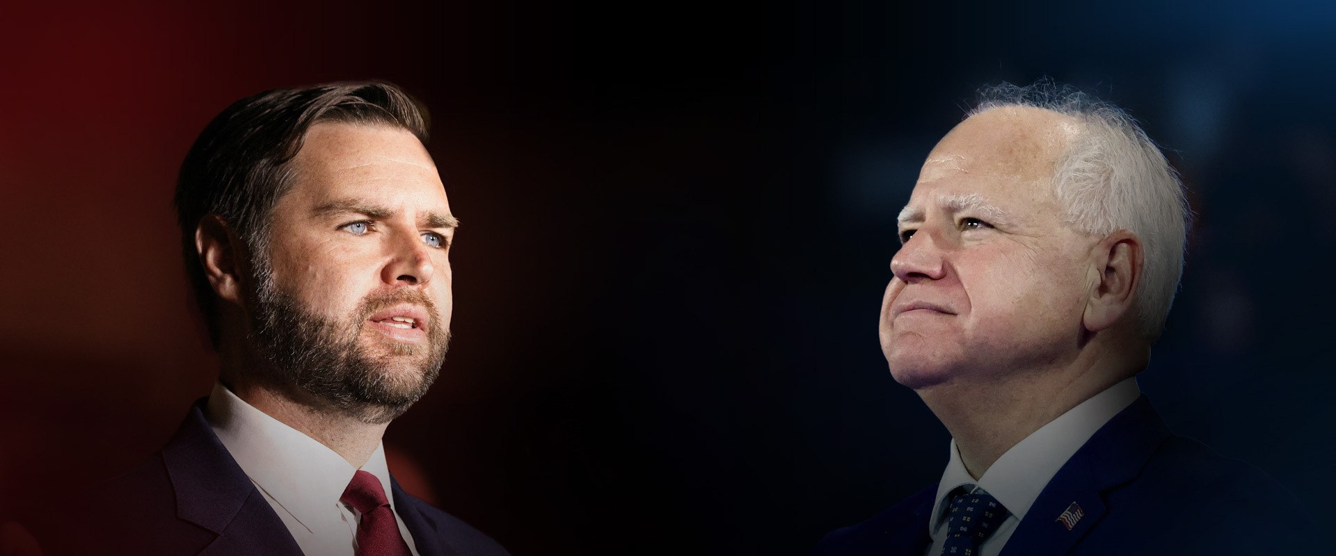 The VP Choice: Vance vs. Walz backdrop