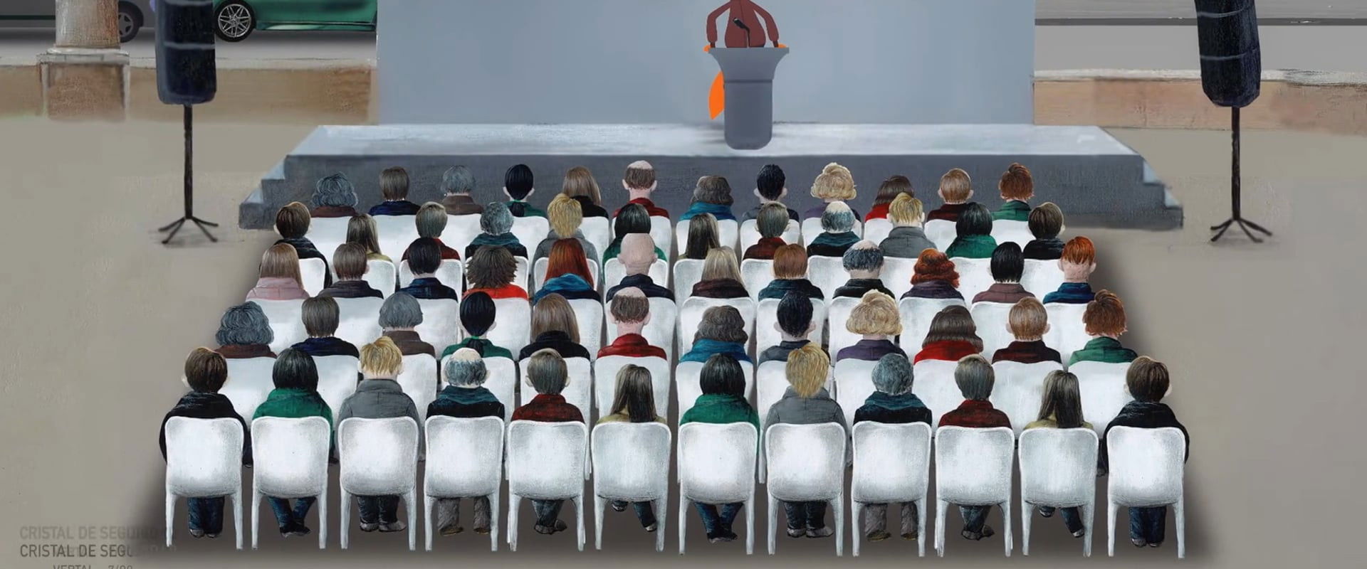 Madrid-Atocha backdrop