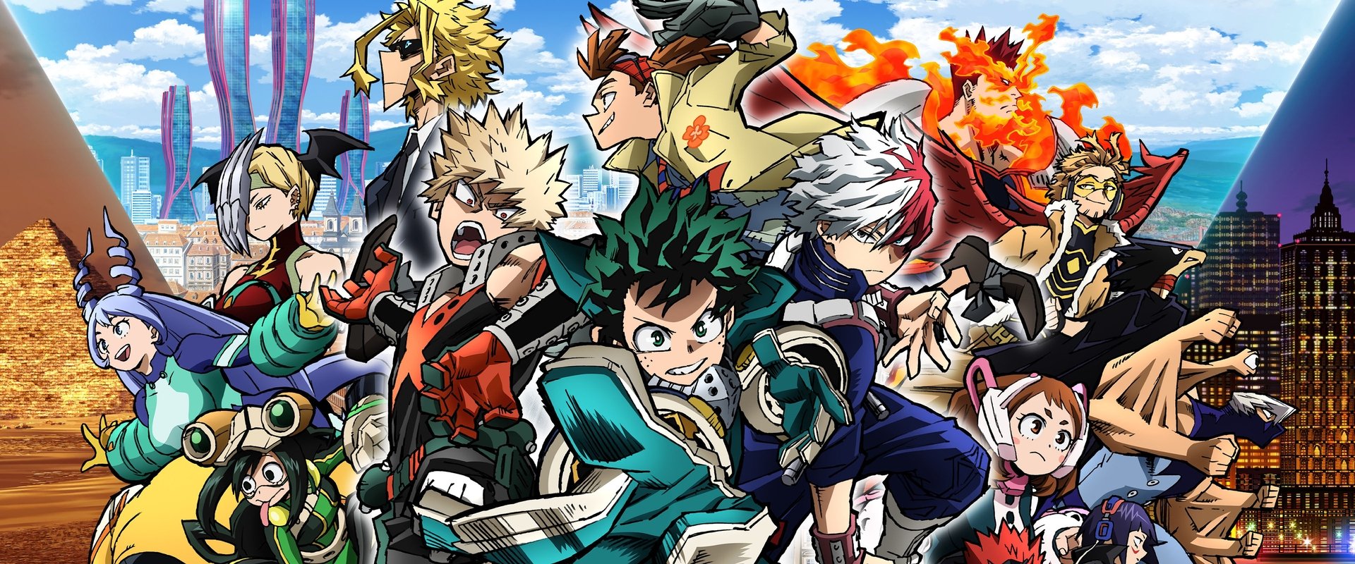 My Hero Academia: World Heroes' Mission backdrop