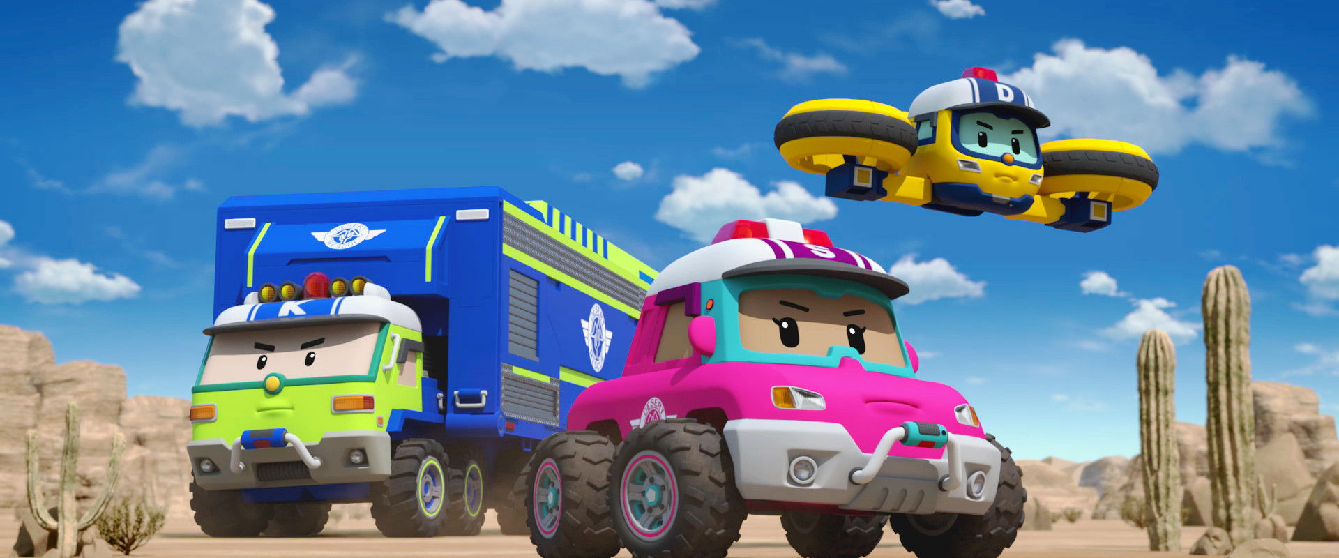Robocar POLI Special: The Story of the Desert Rescue backdrop