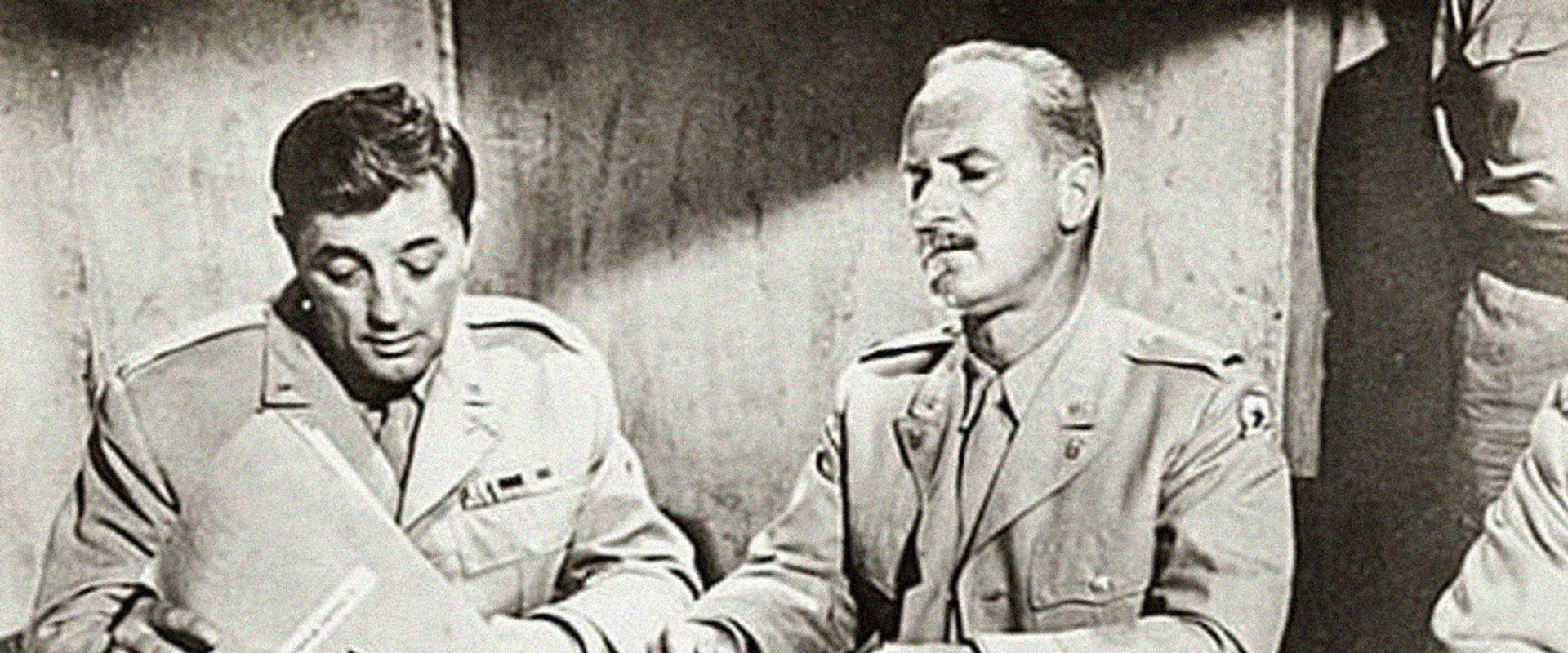 Man in the Middle backdrop