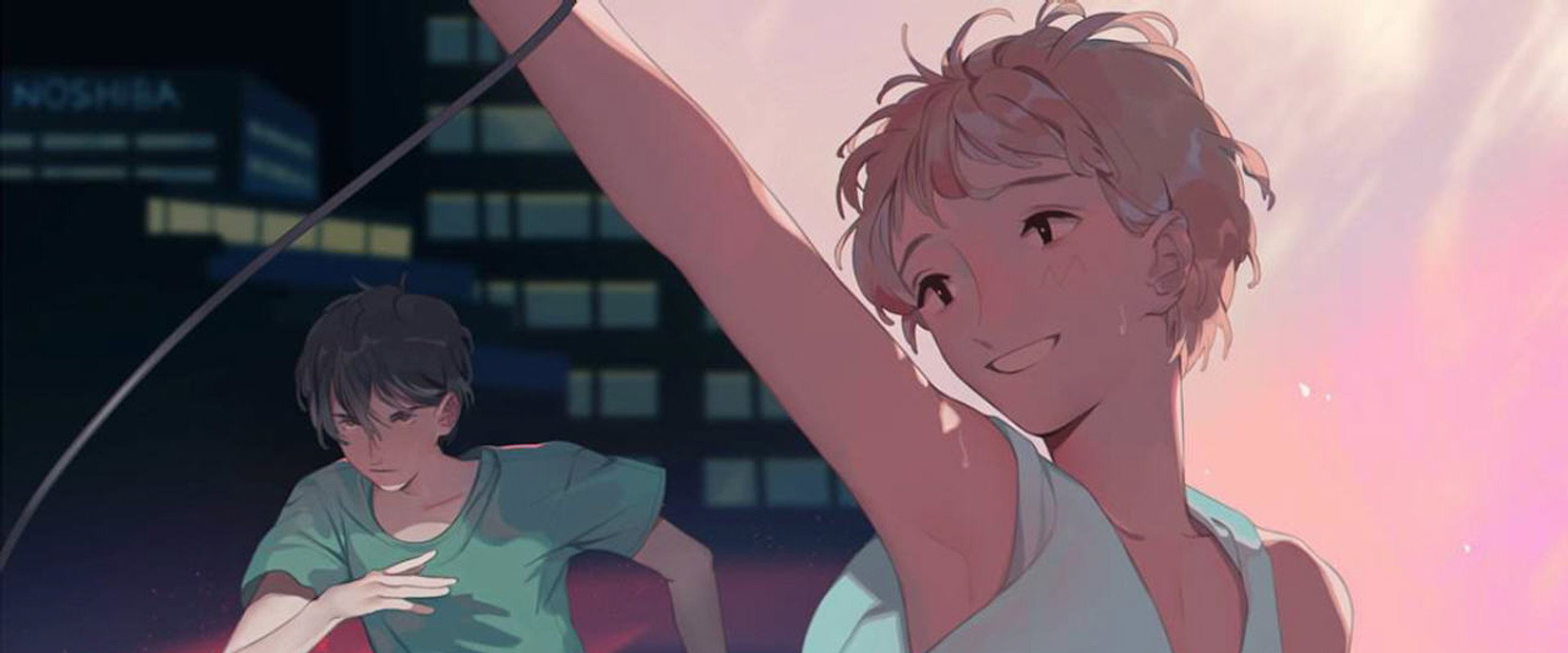 Be-Boy Kidnapp'n Idol backdrop