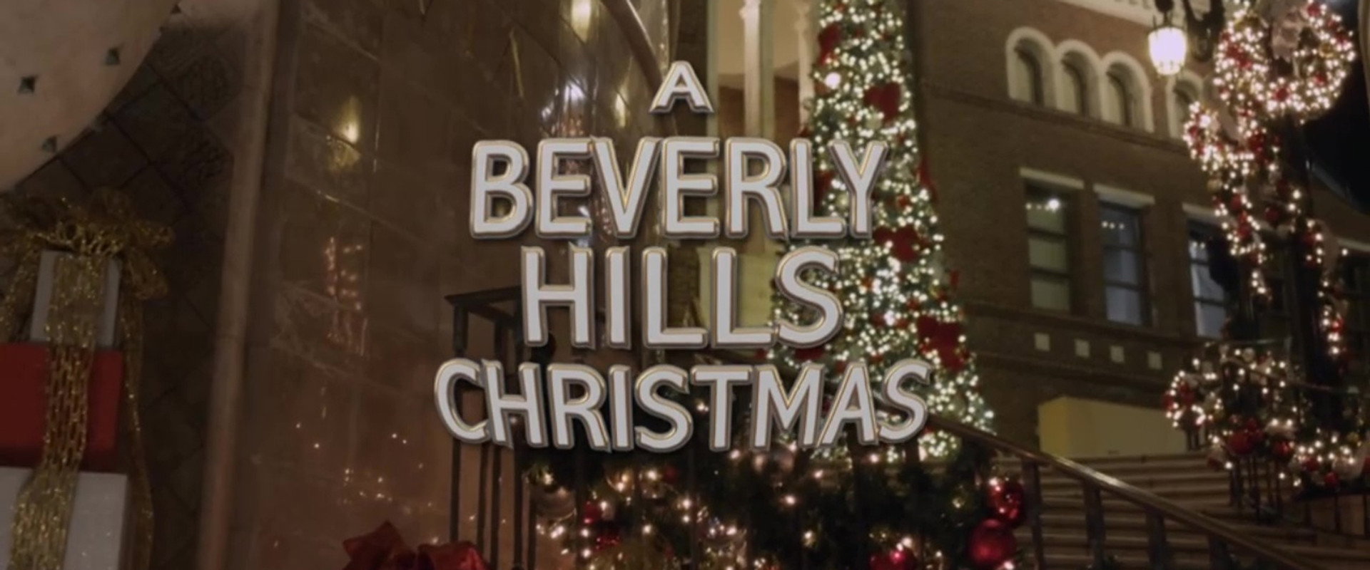 Beverly Hills Christmas backdrop