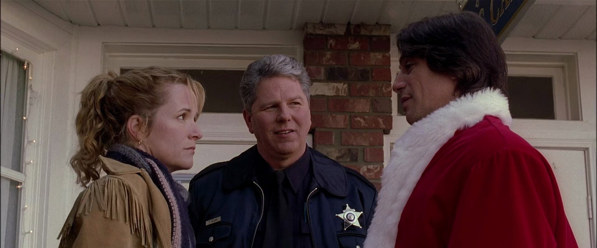 Stealing Christmas backdrop