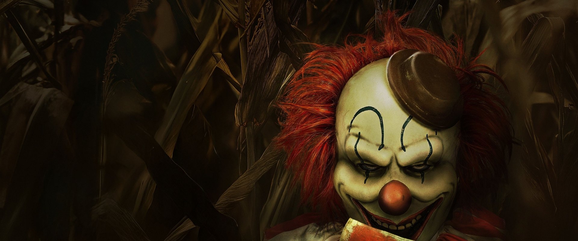 Clown in a Cornfield