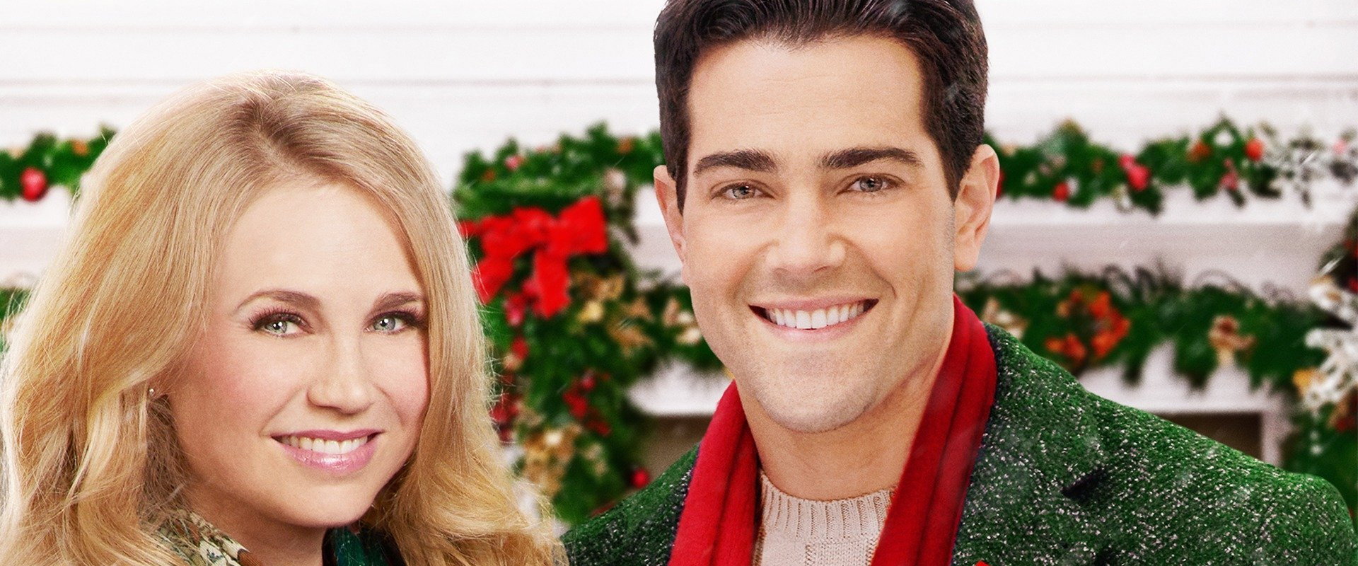 Christmas Next Door backdrop