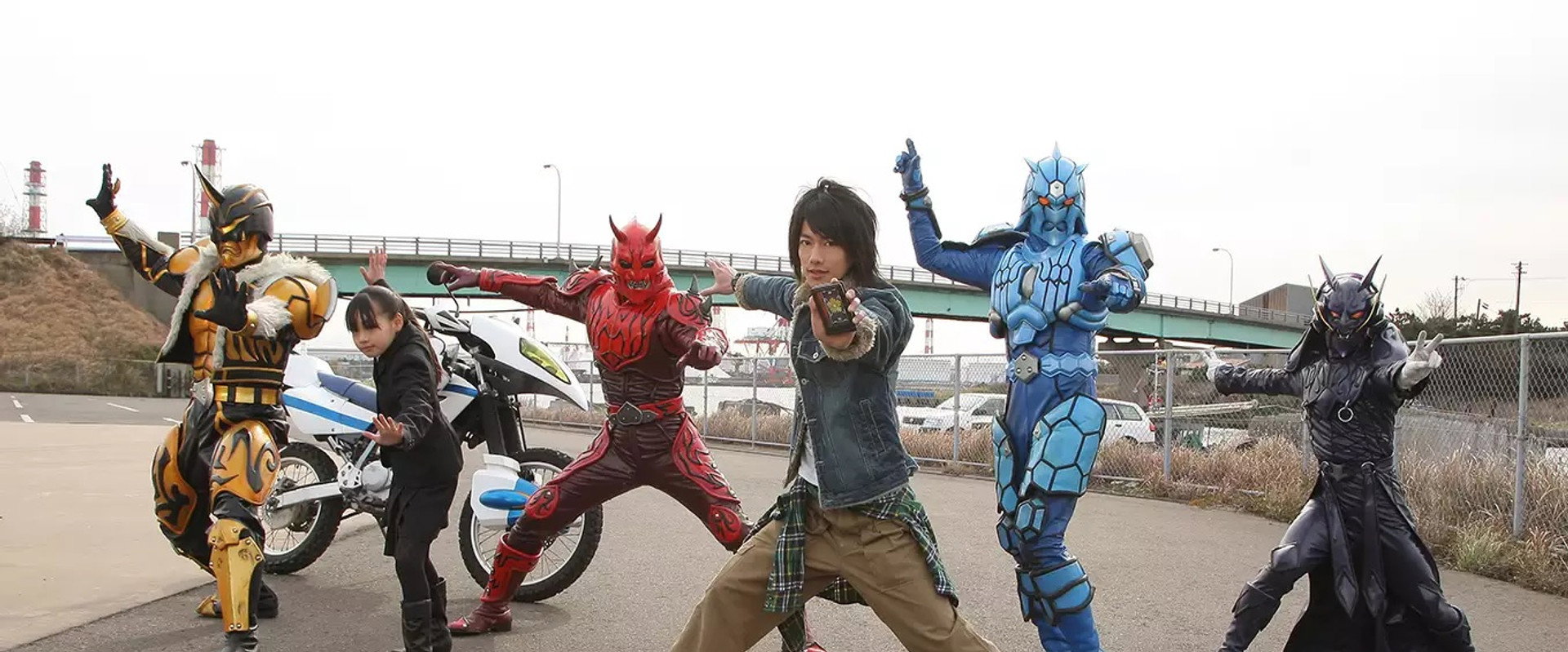 Kamen Rider Den-O & Kiva: Climax Deka backdrop