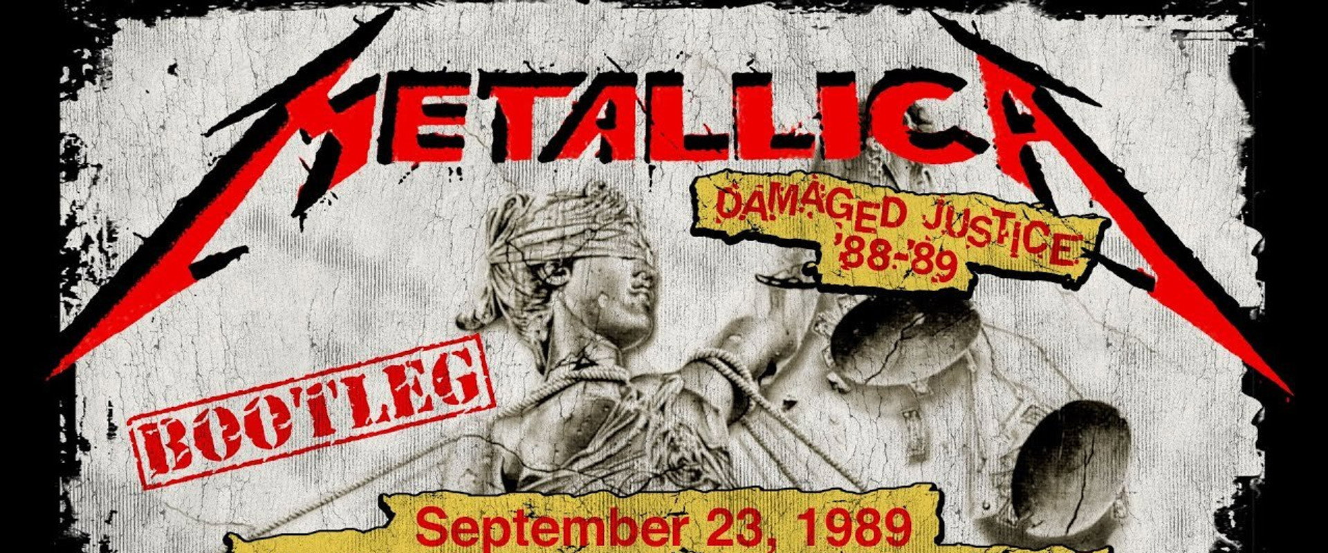 Metallica - Live in Irvine, California - September 23, 1989 backdrop