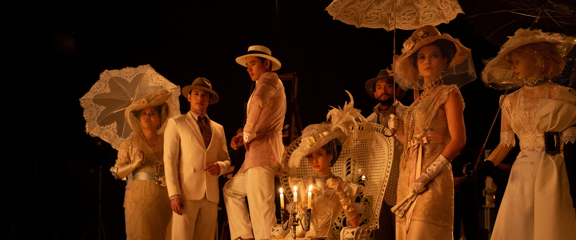 Six Characters backdrop