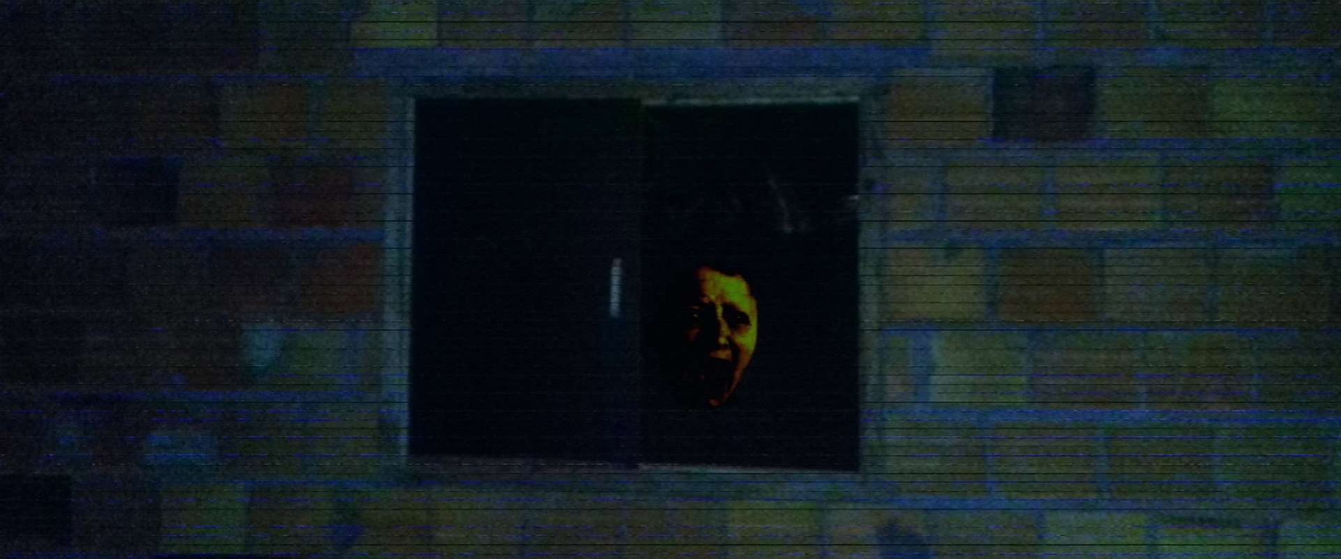 Happy Face In The Window backdrop