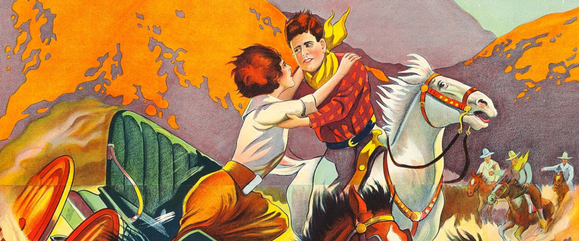 The Wild Horse Stampede backdrop