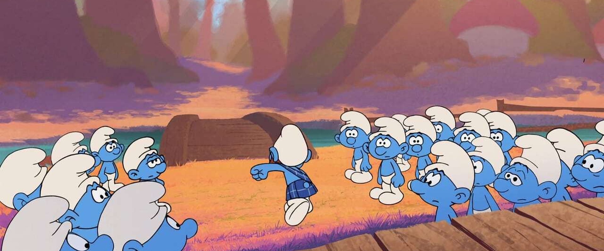 The Smurfs: The Legend of Smurfy Hollow backdrop
