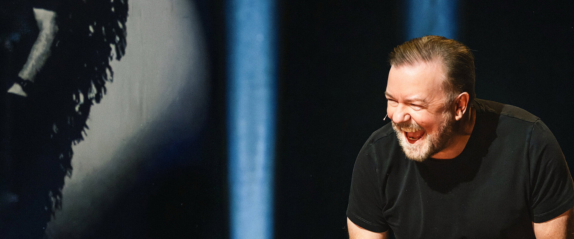 Ricky Gervais: Mortality backdrop