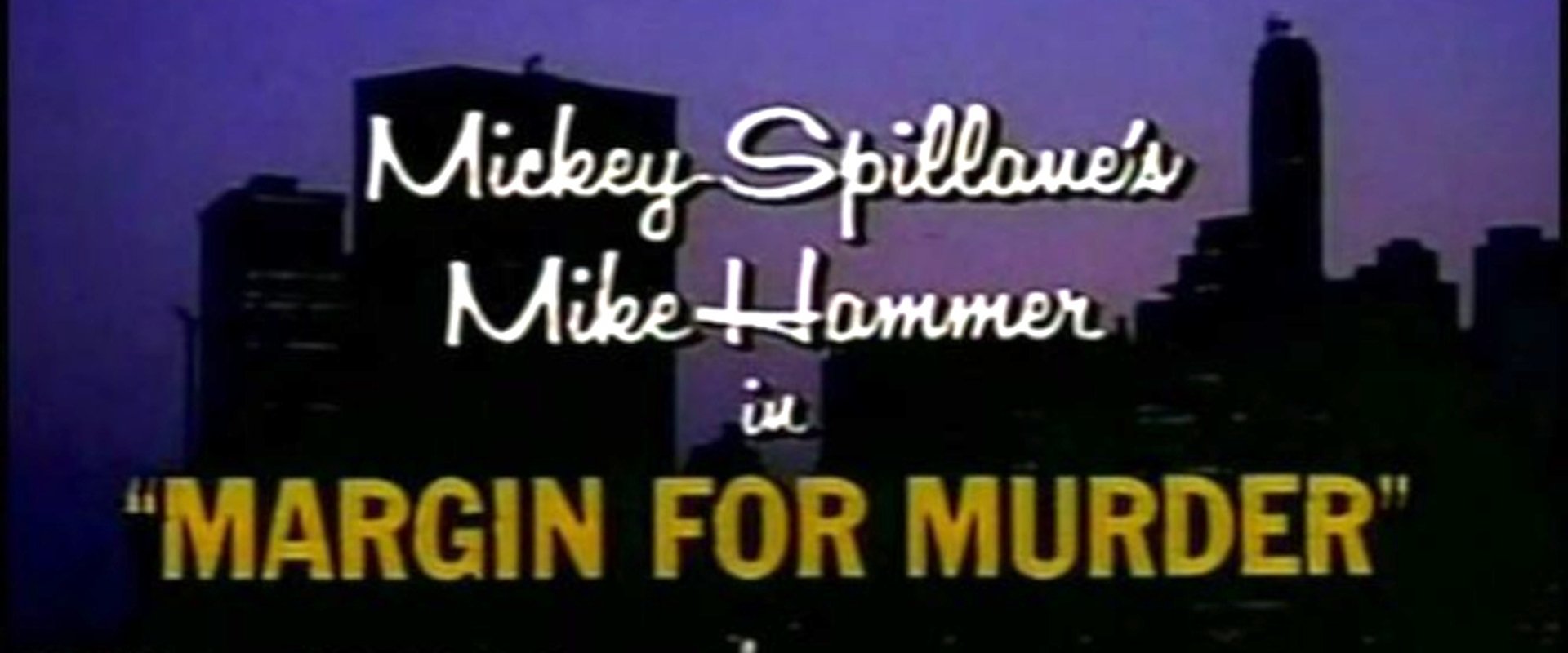 Margin for Murder backdrop