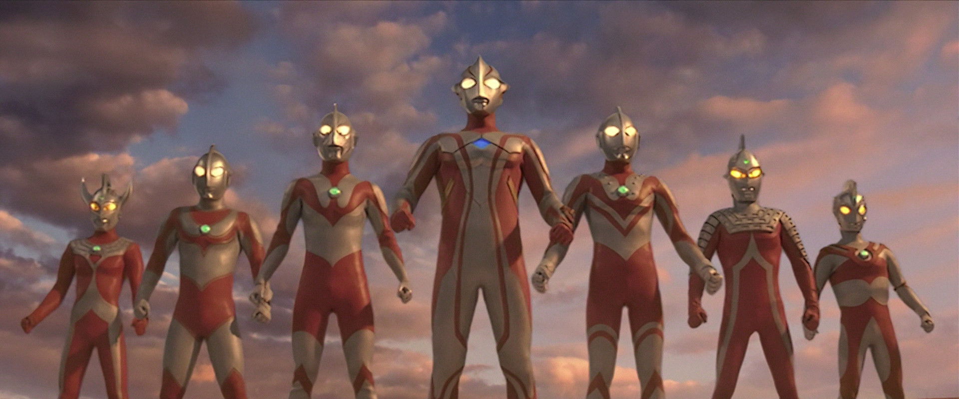 Ultraman Mebius & Ultra Brothers backdrop
