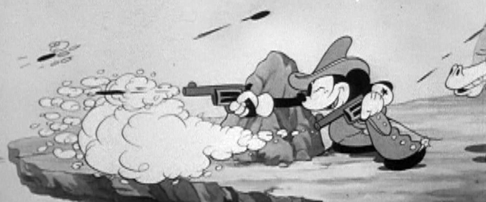 Two-Gun Mickey backdrop