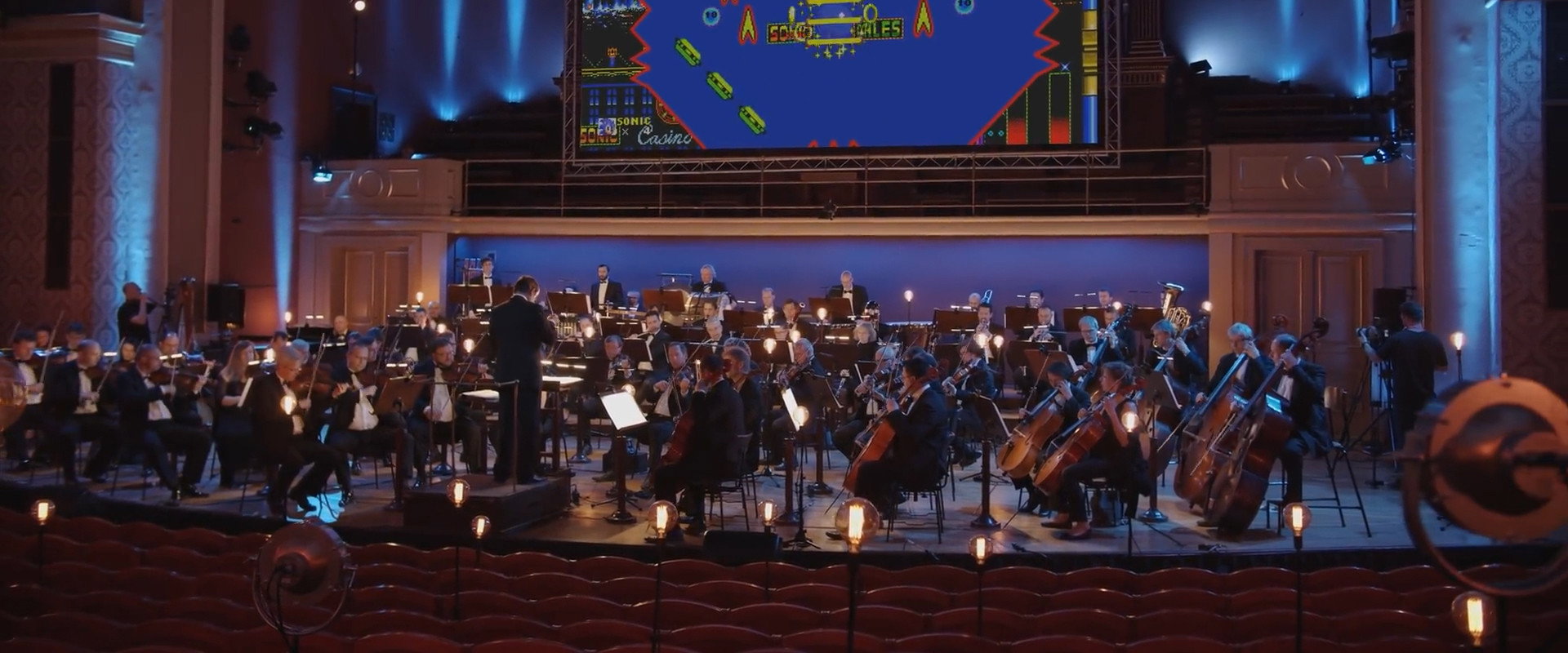 Sonic 30th Anniversary Symphony backdrop