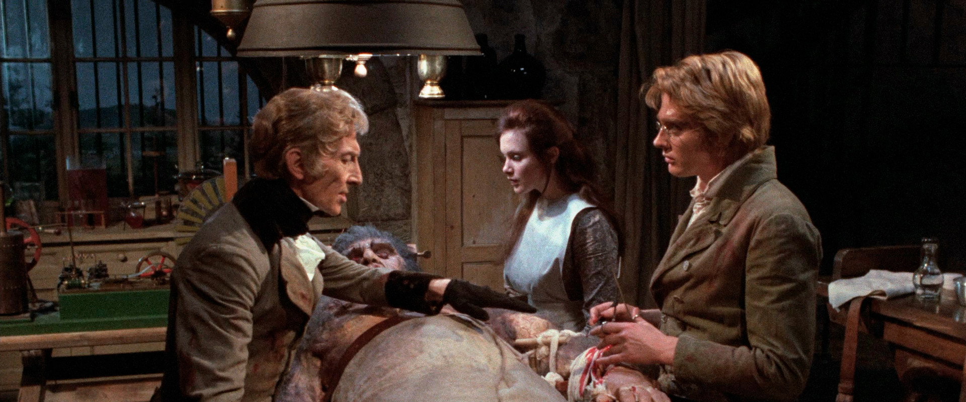 Frankenstein and the Monster from Hell backdrop