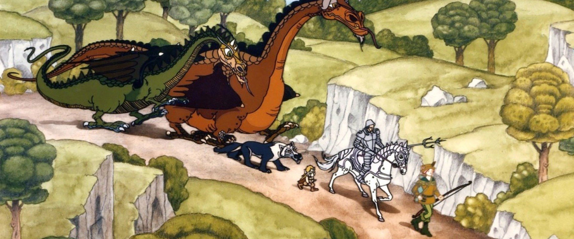 The Flight of Dragons backdrop